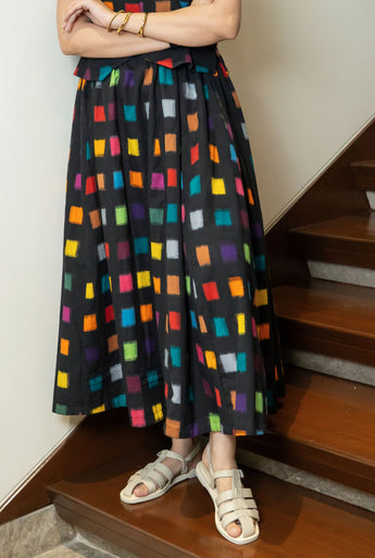 Pondicherry Ikat Skirt