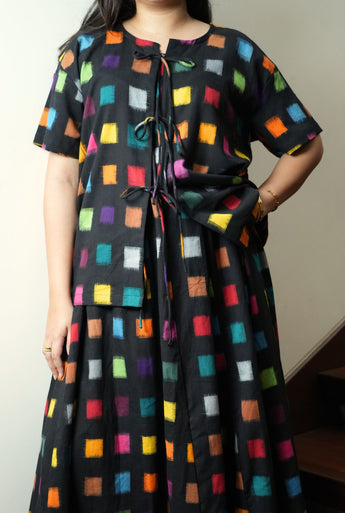 Pondicherry Ikat Skirt