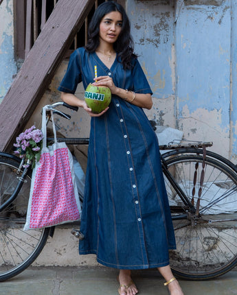 Anjeer midi dress