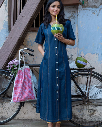 Anjeer midi dress