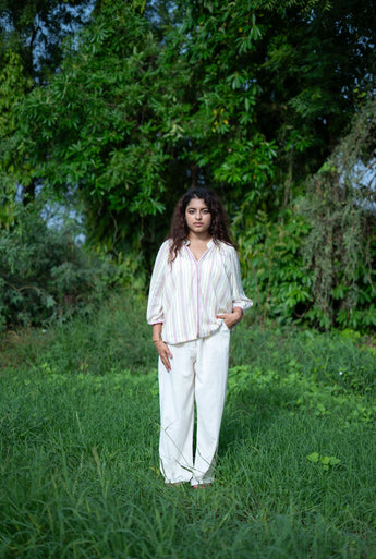 Chickoo Handloom Shirt