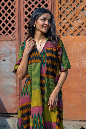 Phalsa Ikat Maxi