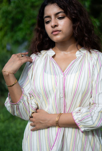 Chickoo Handloom Shirt