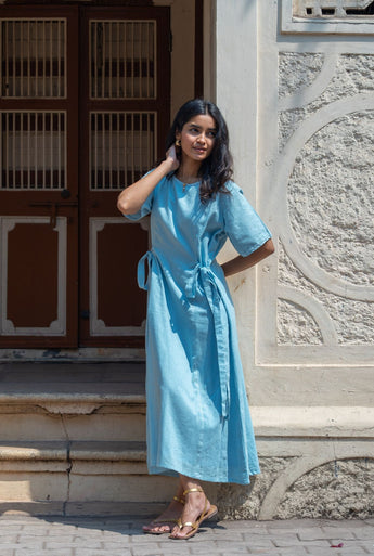 Bihi Kala Cotton tie-up midi