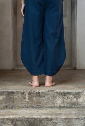 Navy Barrel Pants